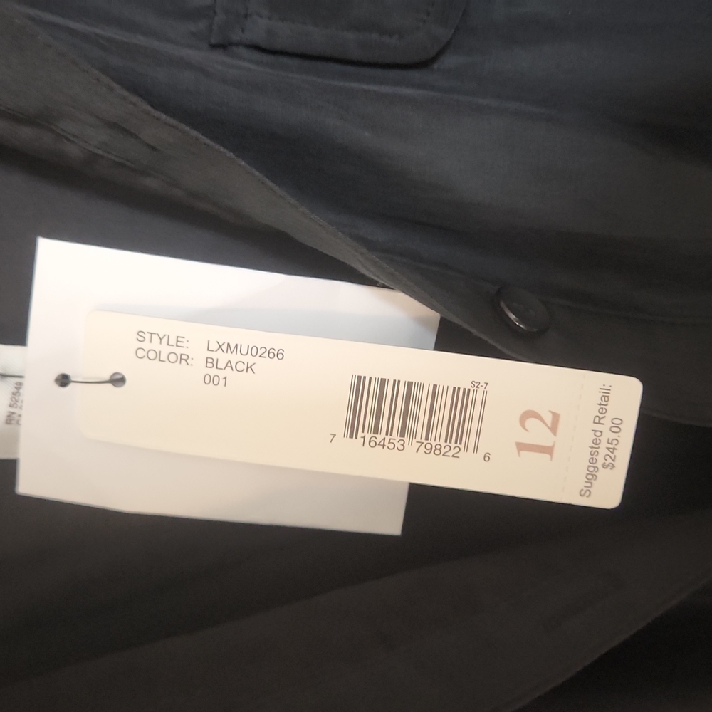Laundry By Design Black Silk Cotton Blend - Size 12 (fits like 8/10 Junior) - Picture 9 of 16